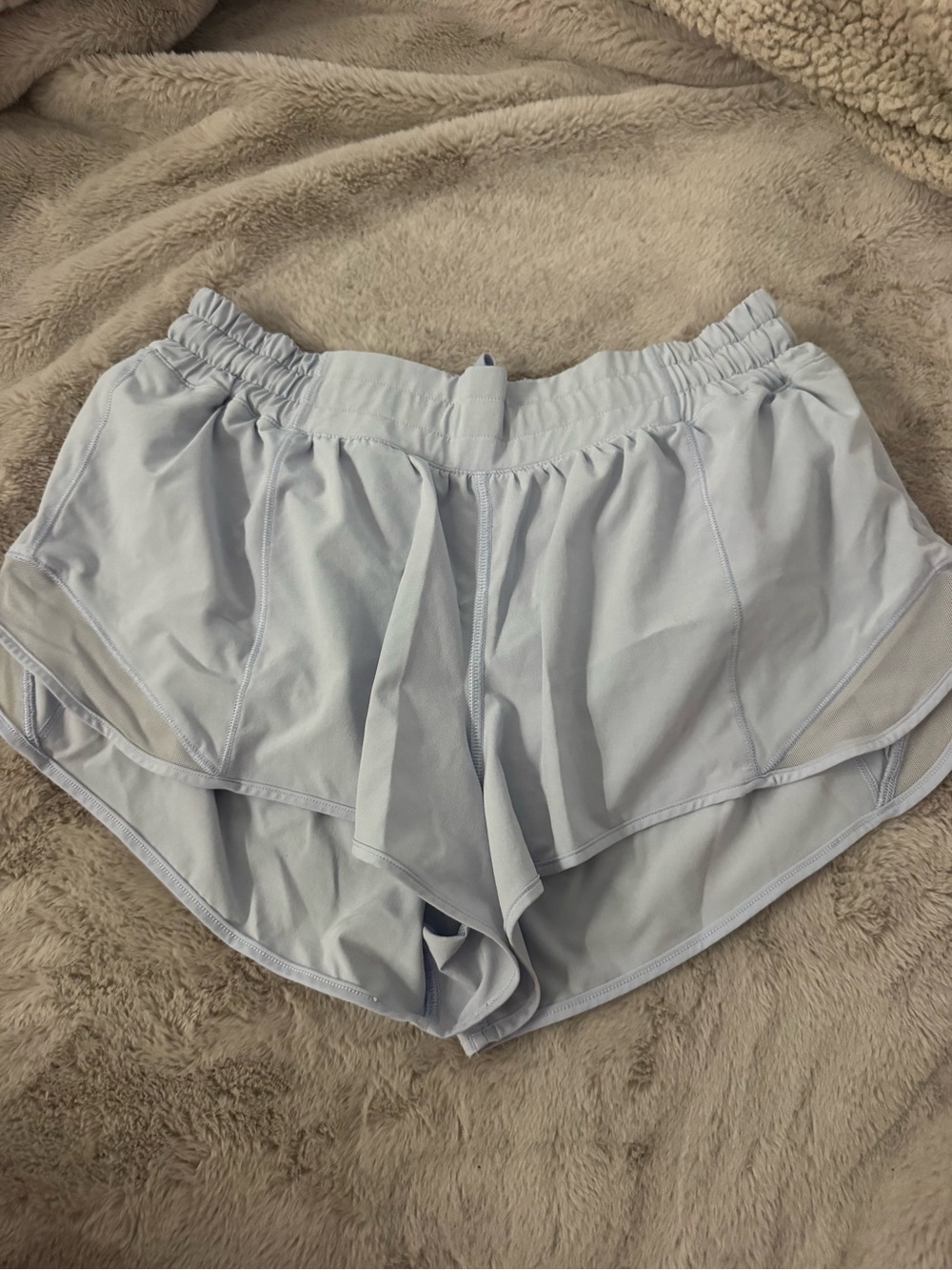 lululemon athletica Pale Blue Layered Athletic Shorts